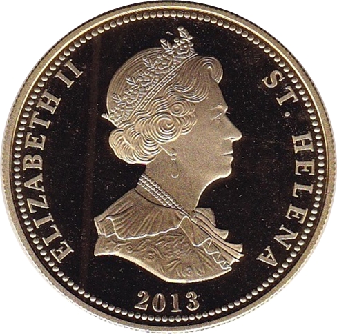 Saint Helena 25 Pence - Elizabeth II Bird Life - Albatross obverse
