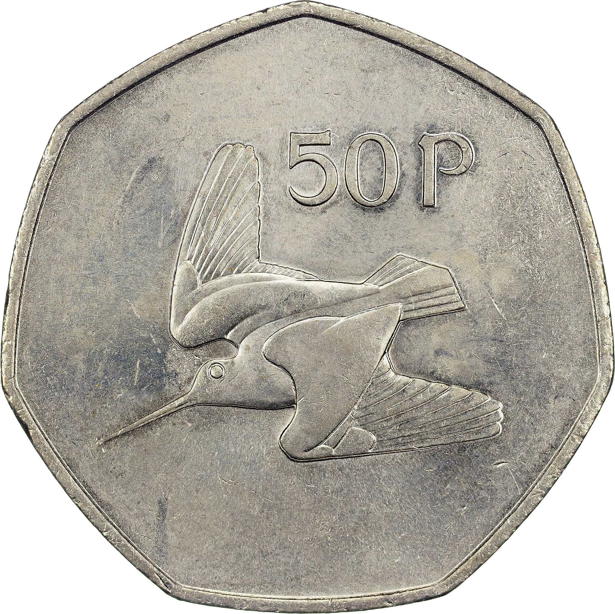 Ireland 50 Pence reverse