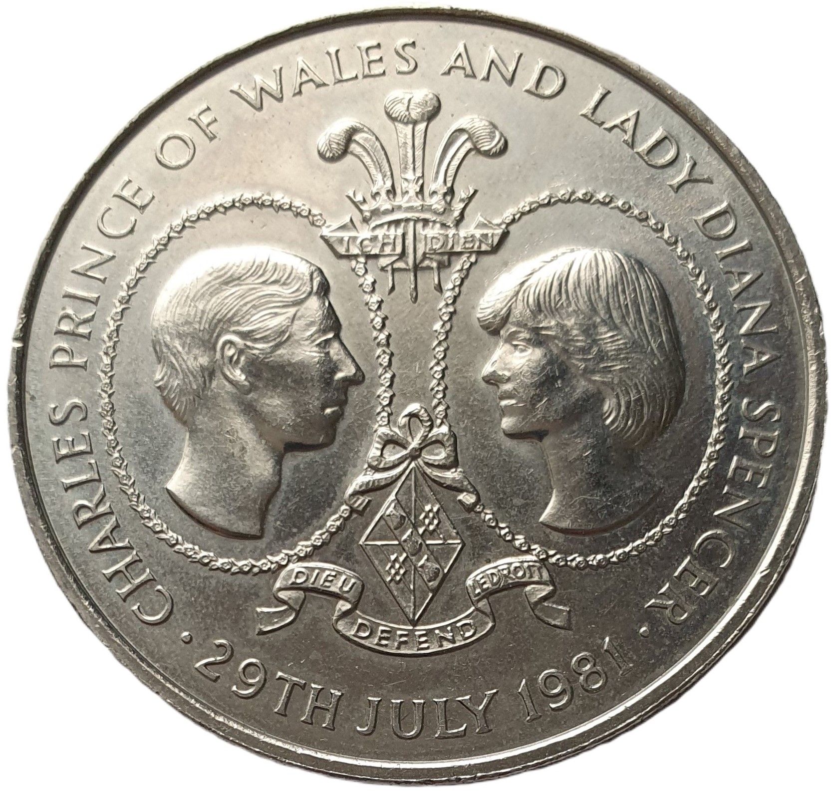 Tristan da Cunha 25 Pence - Elizabeth II Royal Wedding