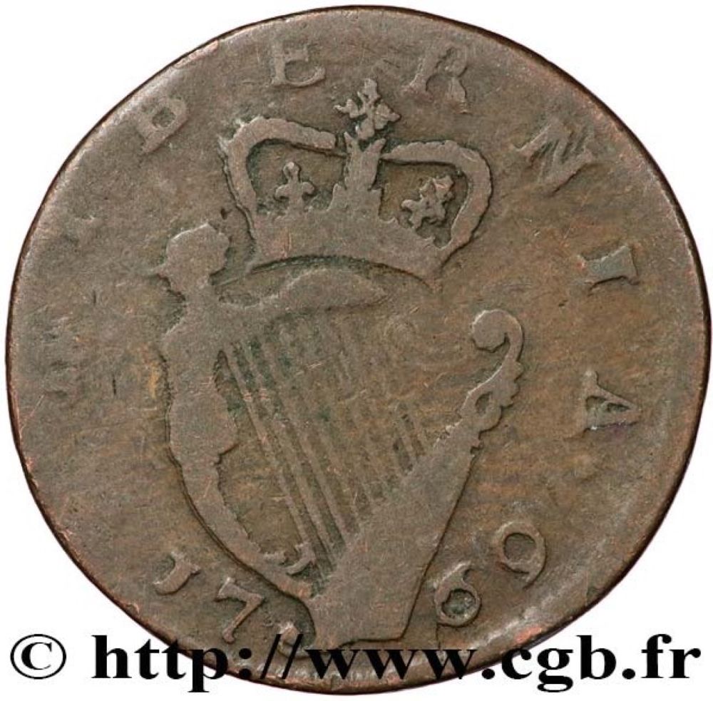 Ireland ½ Penny - George III long bust type