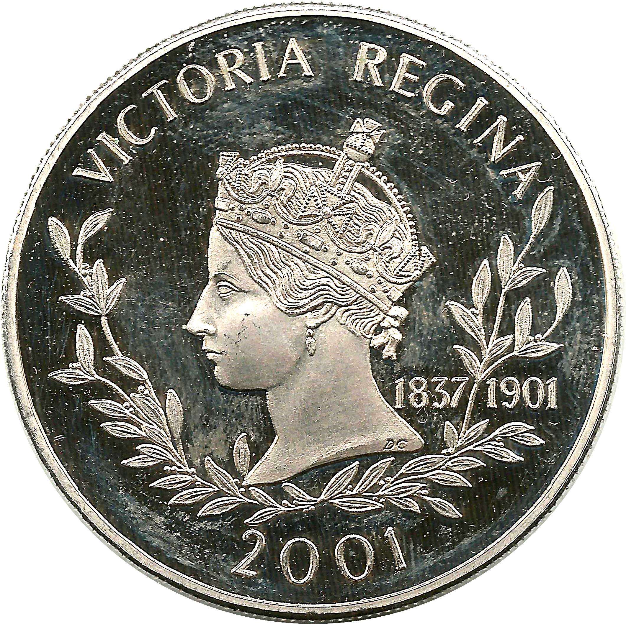 Falkland Islands 50 Pence - Elizabeth II Queen Victoria