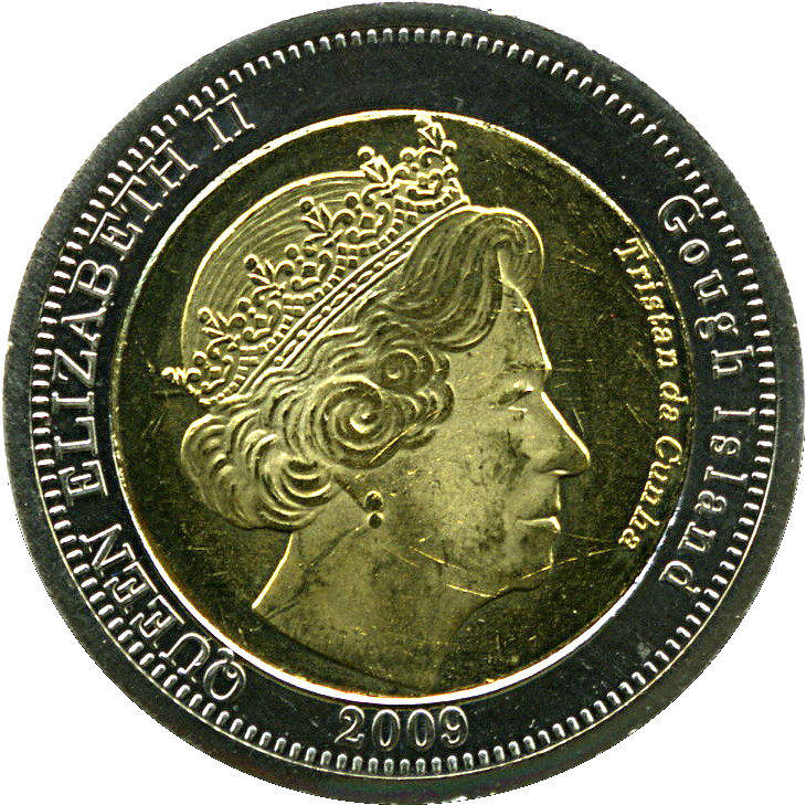 Gough Island 25 Pence - Elizabeth II obverse