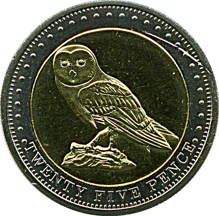 Gough Island 25 Pence - Elizabeth II