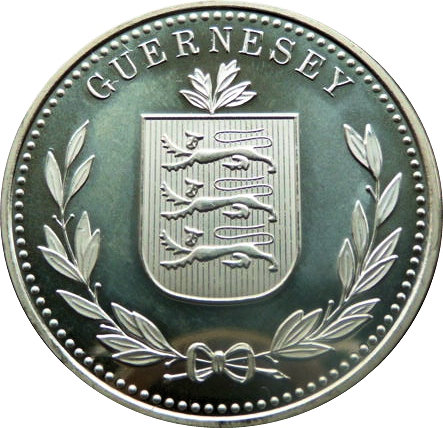 Guernsey 2 Pounds - Elizabeth II 8 Doubles - Modern Variant obverse