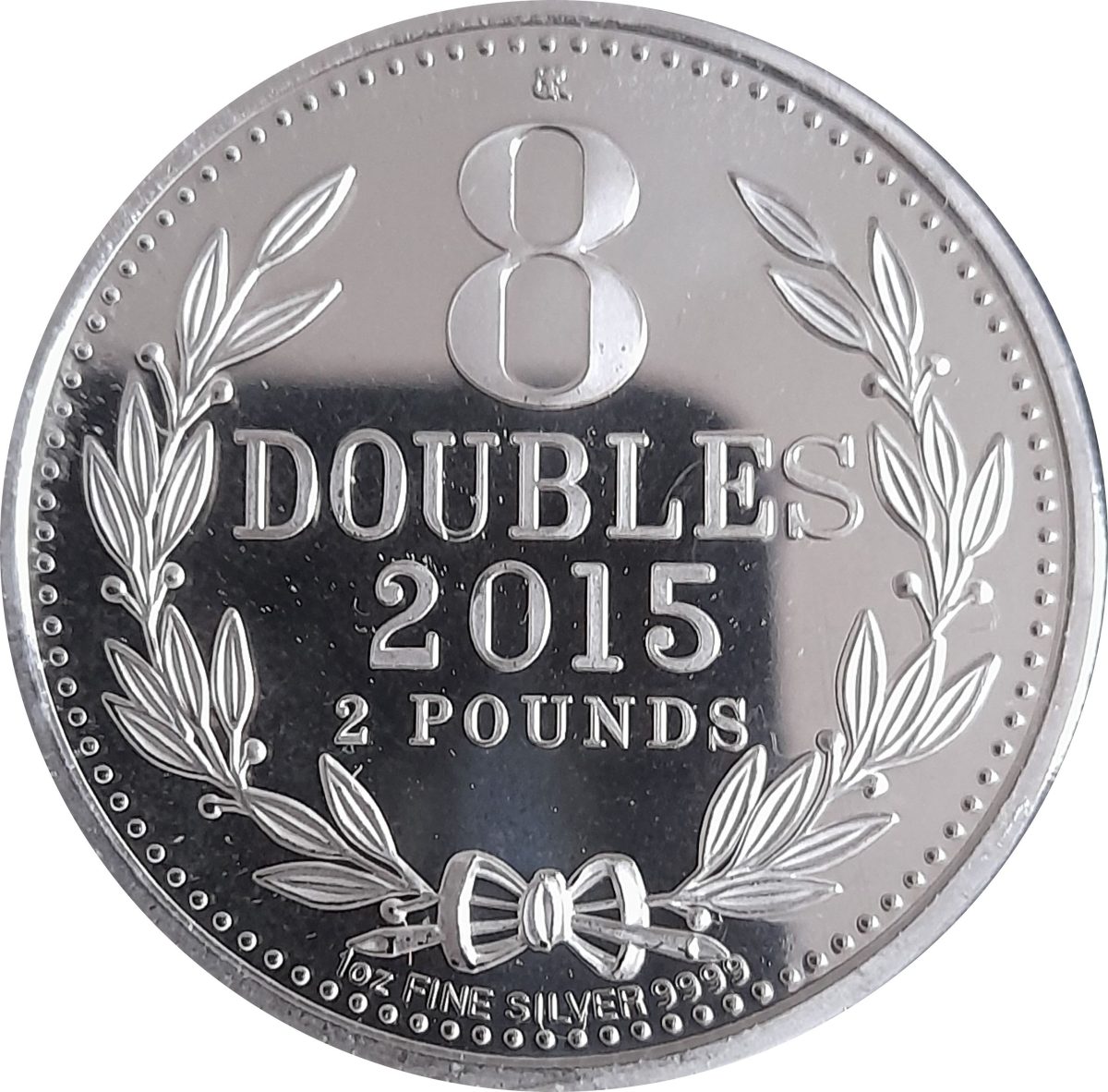 Guernsey 2 Pounds - Elizabeth II 8 Doubles - Modern Variant reverse