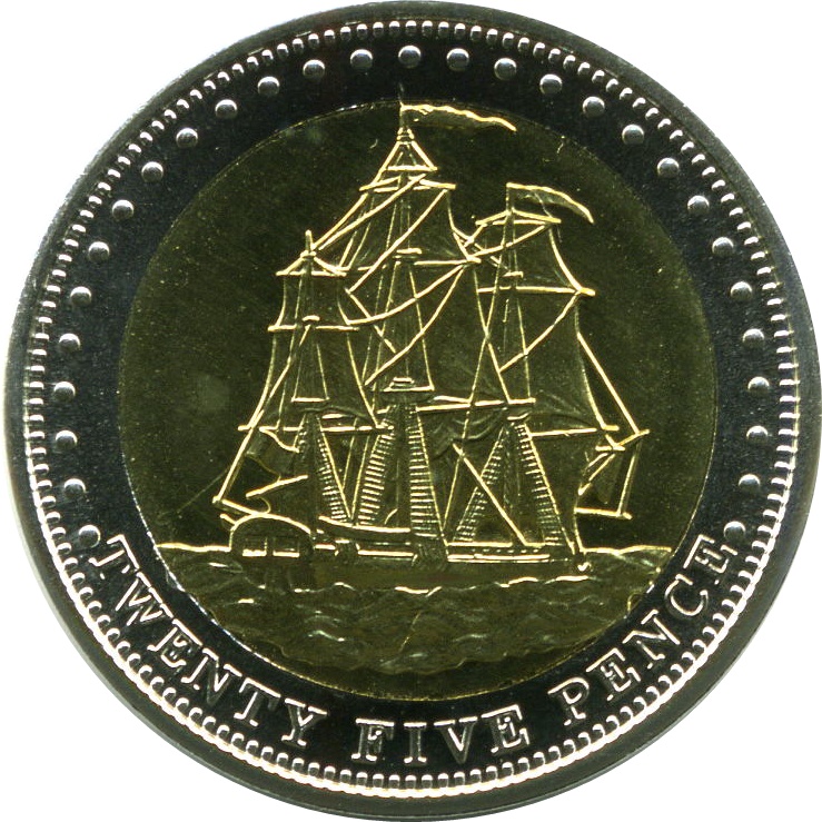 Stoltenhoff Island 25 Pence - Elizabeth II