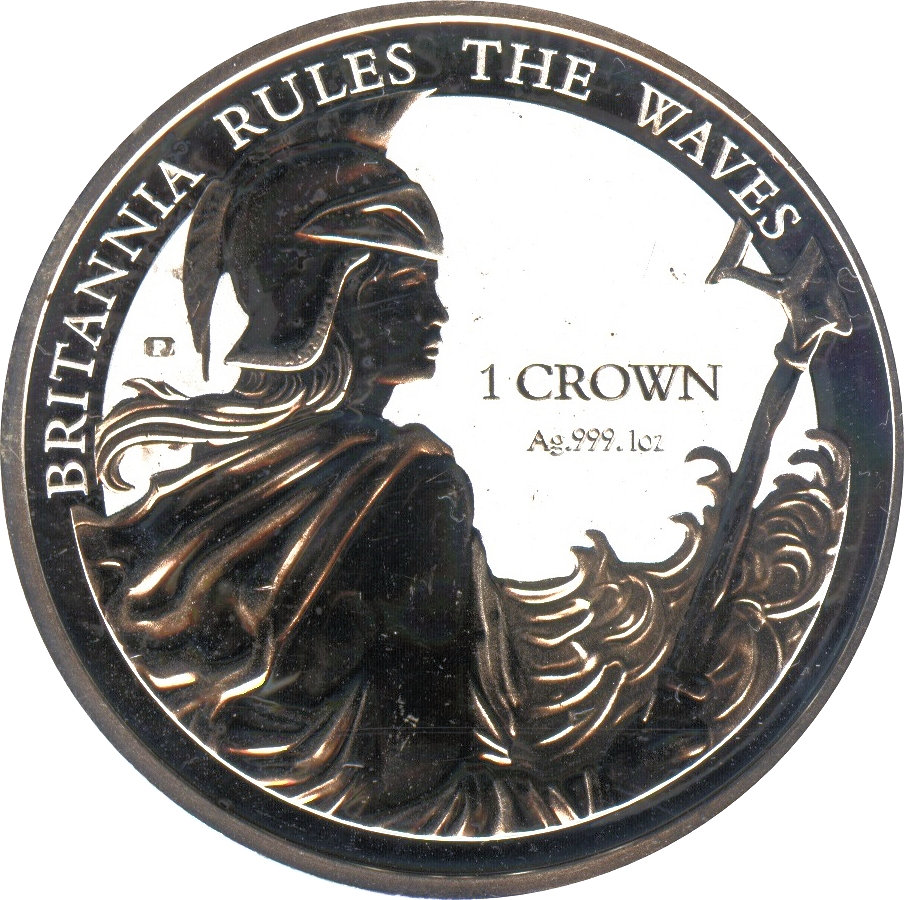 Falkland Islands 1 Crown - Elizabeth II Britannia with legend