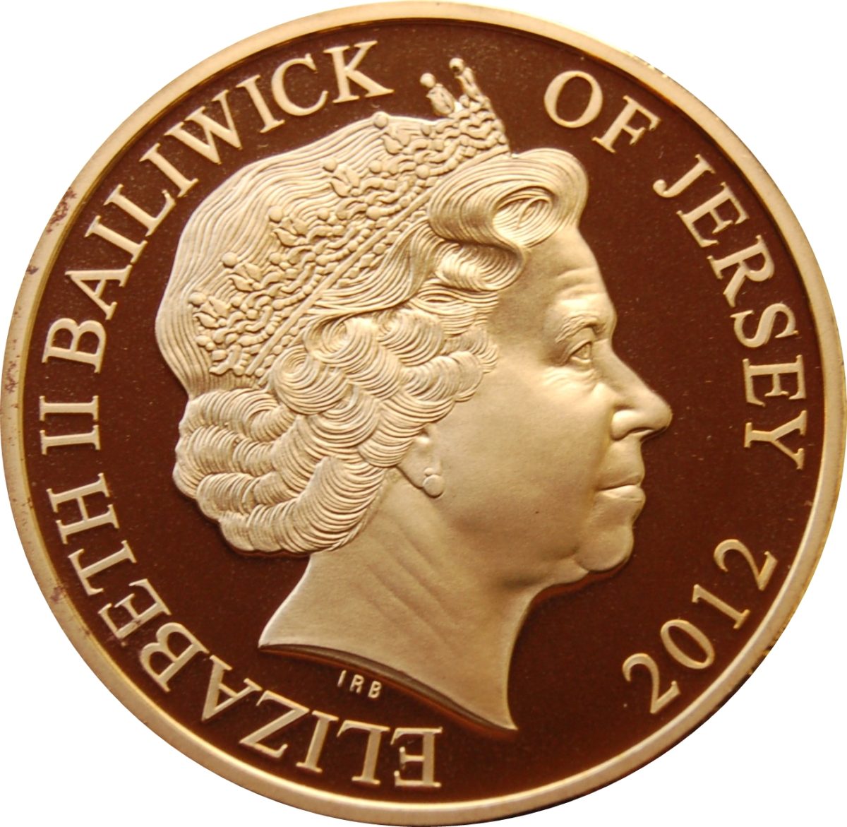 Jersey 50 Pence - Elizabeth II Diamond Jubilee obverse