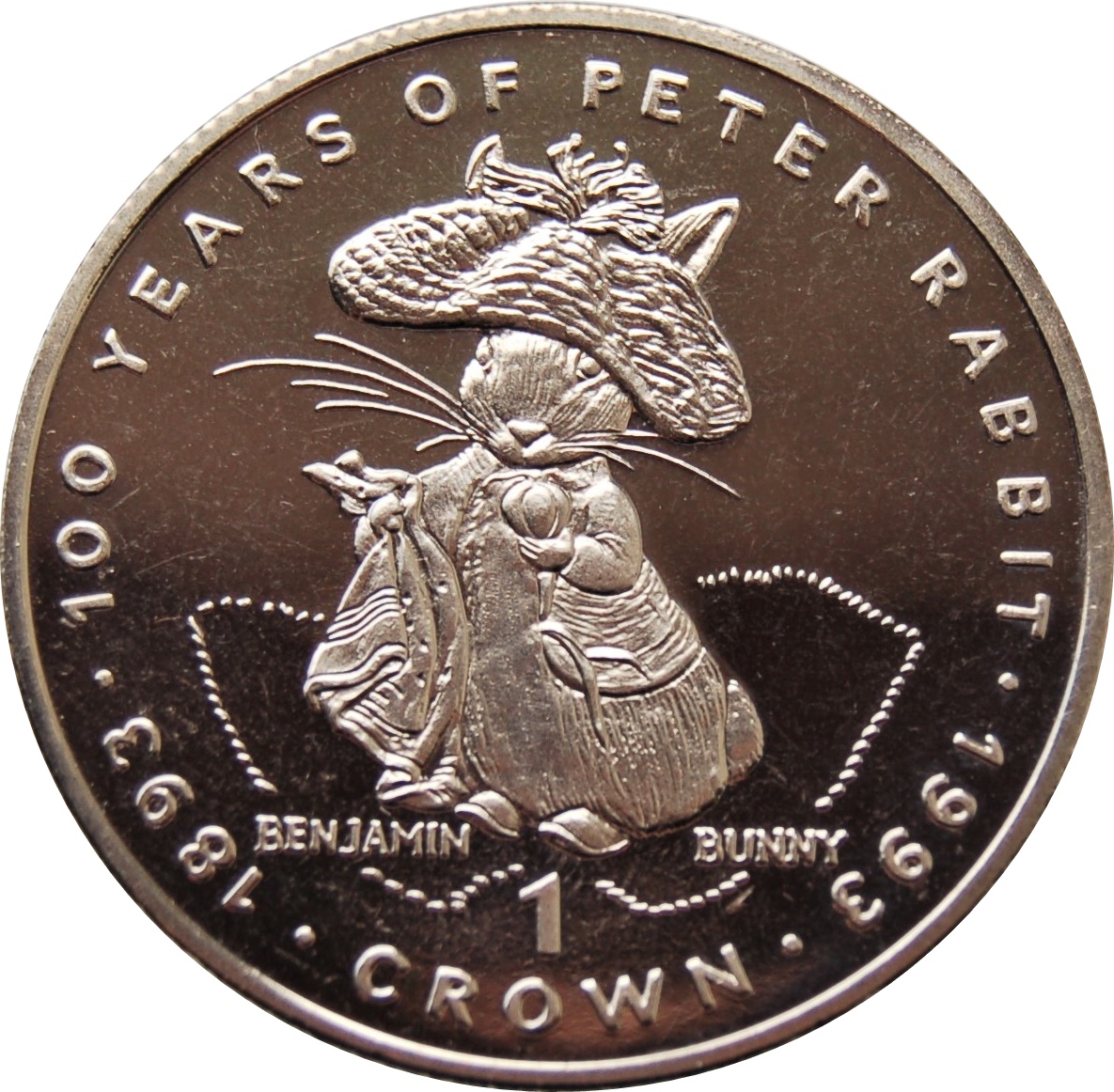 Gibraltar 1 Crown - Elizabeth II Benjamin Bunny