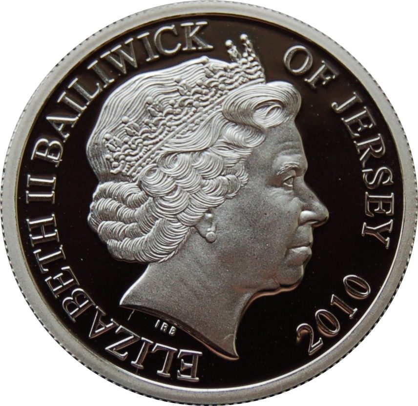 Jersey 2 Pounds - Elizabeth II 70th Anniversary of The Battle of Britain obverse