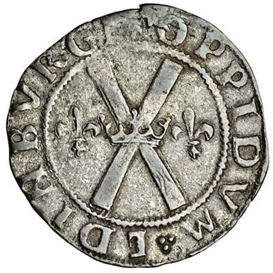 Scotland 1 Bawbee - James V 3rd Coinage