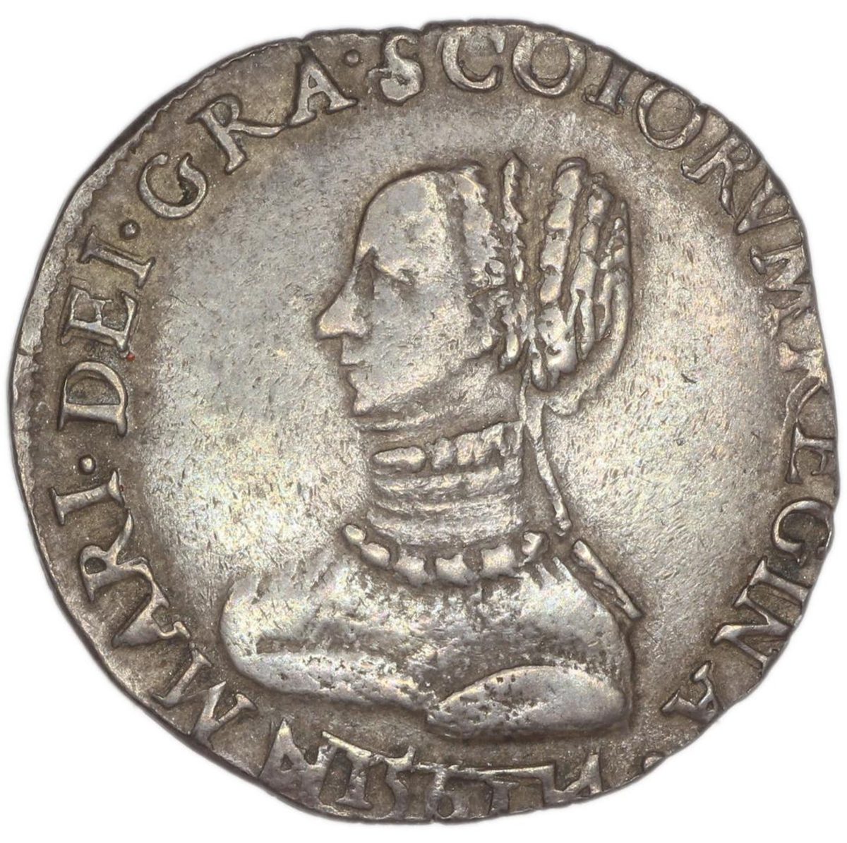 Scotland ½ Testoon - Mary I 3rd Period obverse