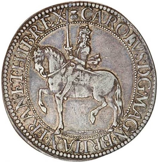 Scotland 30 Shillings - Charles I 3rd Coinage, 2nd Issue obverse
