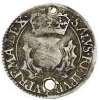 Scotland 40 Pence - Charles I 3rd Coinage, 1st Issue reverse