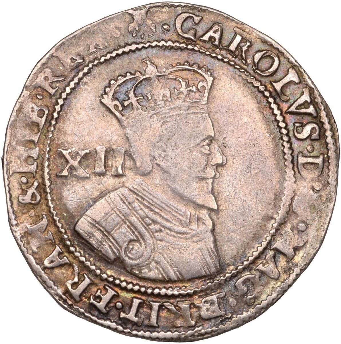 Scotland 12 Shillings - Charles I 1st Coinage obverse