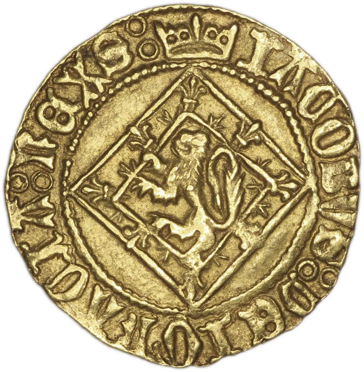 Scotland 1 Demy - James I Type II obverse