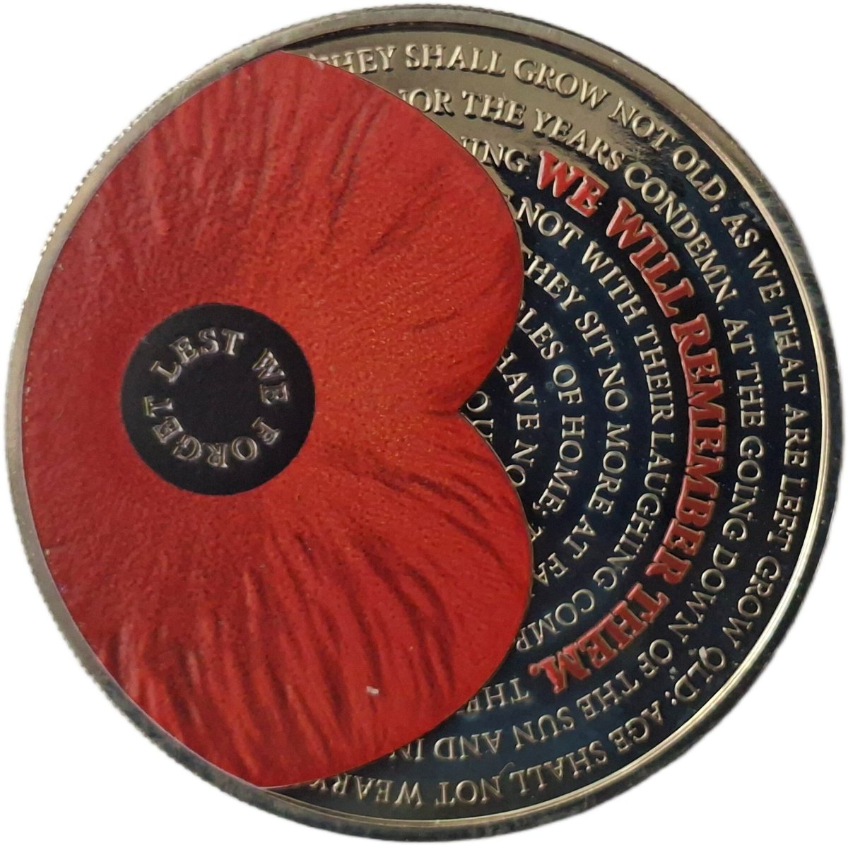 Jersey 5 Pounds - Elizabeth II Remembrance Day 2017