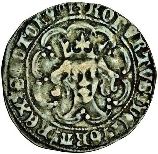 Scotland 1 Groat - Robert III Heavy Coinage, 1st Issue obverse