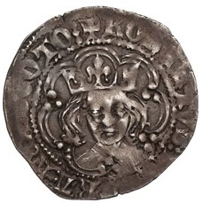 Scotland ½ Groat - Robert III Heavy Coinage, 1st Issue obverse