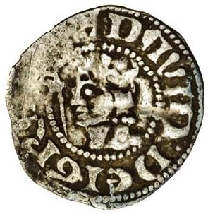 Scotland 1 Farthing - David II 1st Coinage, 1st Issue obverse
