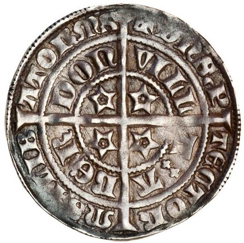Scotland 1 Groat - David II 2nd Coinage, Class A