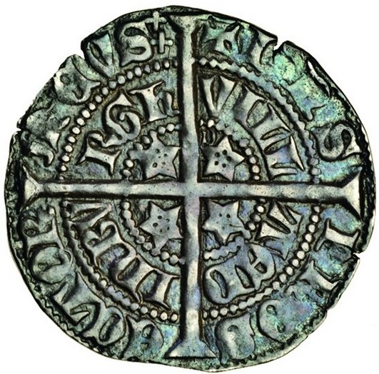 Scotland ½ Groat - David II 2nd Coinage, Class C