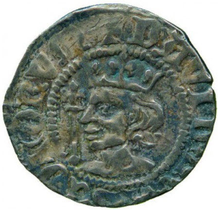 Scotland 1 Penny - David II 2nd Coinage, Class D obverse
