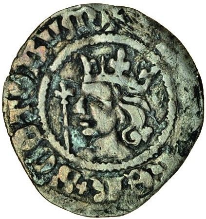 Scotland 1 Penny - David II 2nd Coinage, Class A obverse