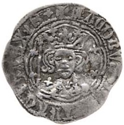 Scotland 1 Groat - James I 1st Fleur-de-lis Issue obverse