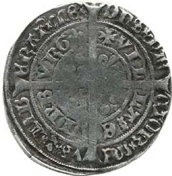 Scotland 1 Groat - James II 1st Coinage, 4th Fleur-de-lis Issue reverse