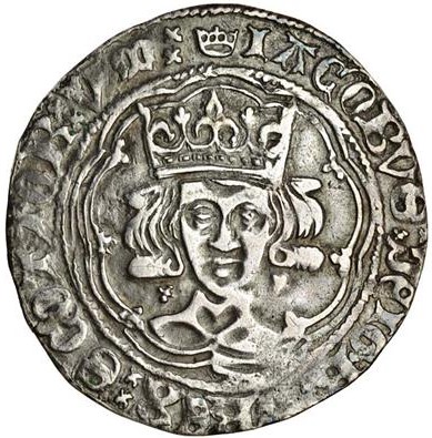 Scotland 1 Groat - James II 2nd Coinage, 2nd Issue, Type III obverse
