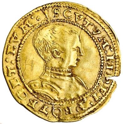 1 Crown - Edward VI 2nd period; uncrowned bust obverse