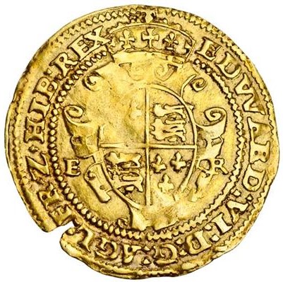 1 Crown - Edward VI 2nd period; uncrowned bust