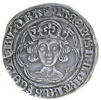 Scotland 1 Groat - James IV Light Coinage, Type III obverse