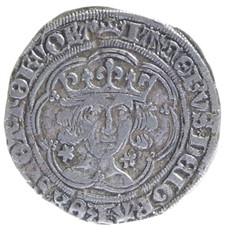 Scotland 1 Groat - James IV Light Coinage, Type III obverse