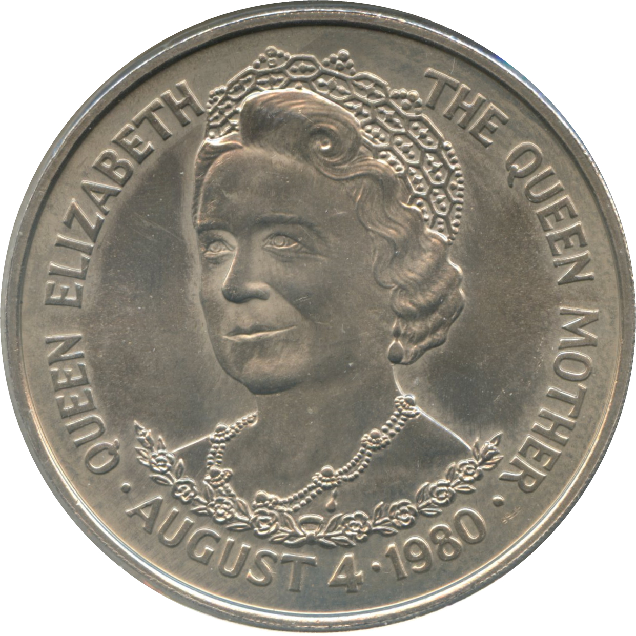 Tristan da Cunha 25 Pence - Elizabeth II Queen Mother Birthday