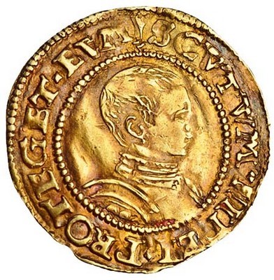 ½ Crown - Edward VI 2nd period; uncrowned bust obverse