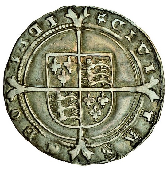 6 Pence - Edward VI 3rd period; fine silver, York