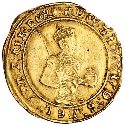 1 Crown - Edward VI 3rd period obverse