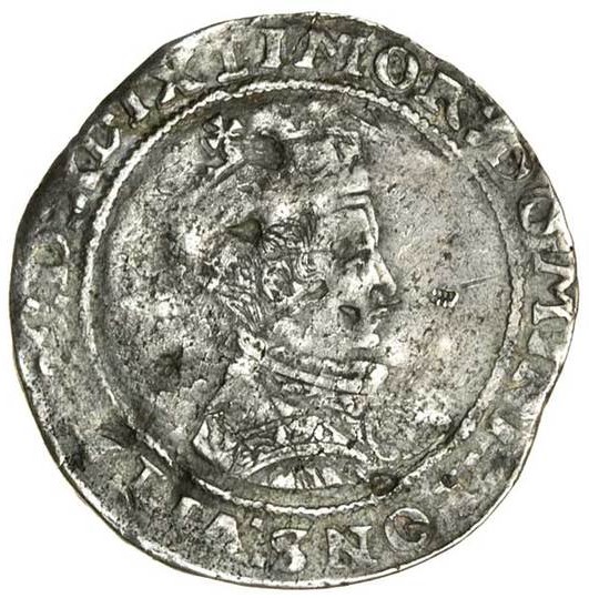 1 Shilling - Edward VI 2nd period; 1st issue obverse