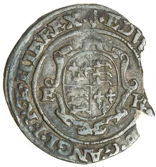 1 Shilling - Edward VI 2nd period; 1st issue
