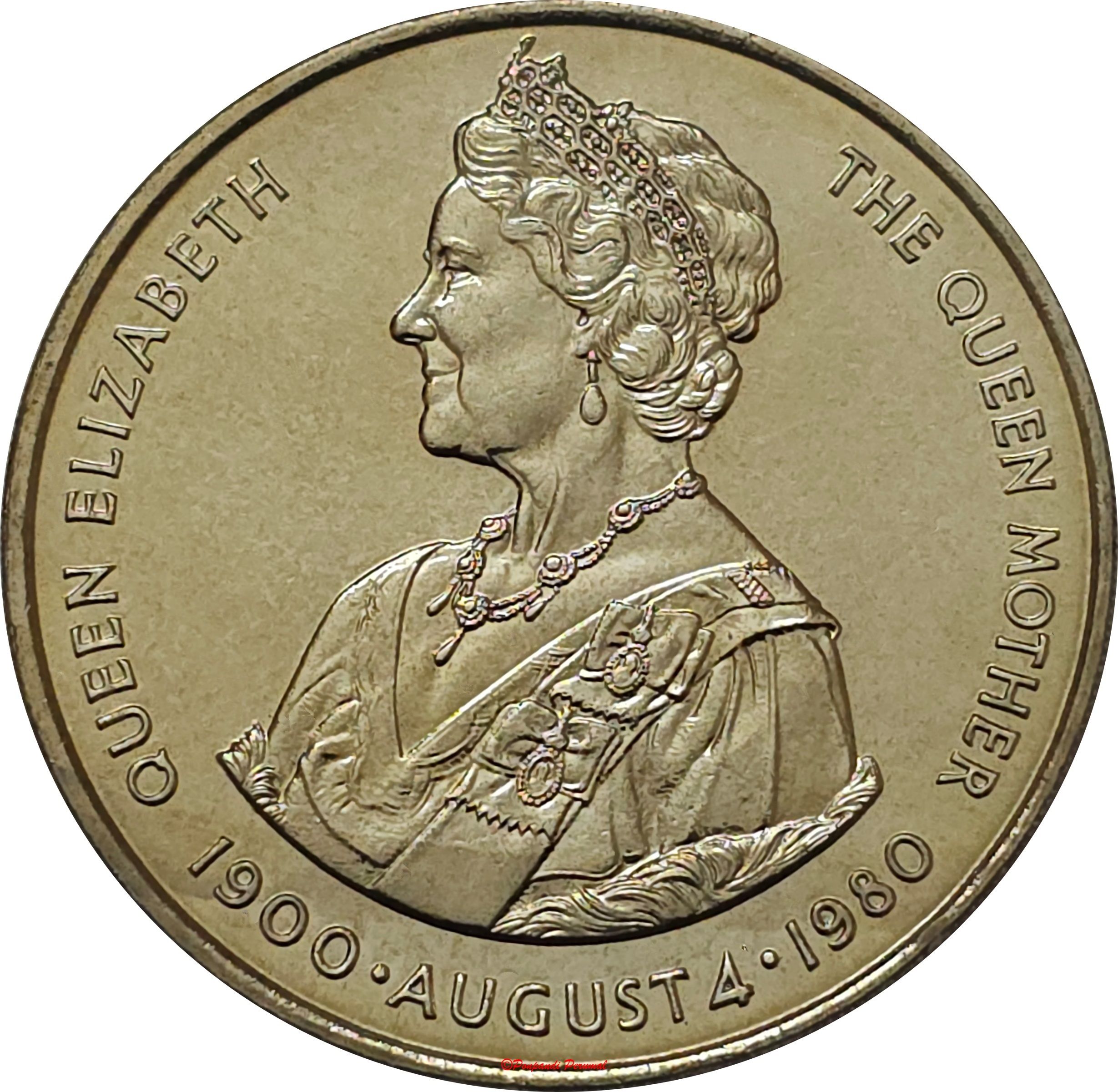 Falkland Islands 50 Pence - Elizabeth II Queen Mother