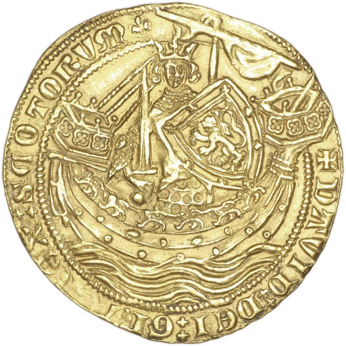 Scotland 1 Noble - David II obverse
