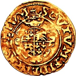 ½ Crown - Edward VI 2nd period; crowned bust