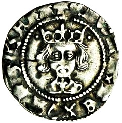 1 Penny - Edward IV 1st reign; Heavy coinage obverse