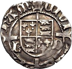 1 Penny - Henry VII 'Sovereign' type; Durham