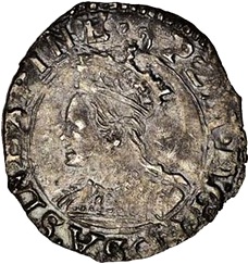 1 Penny - Philip and Mary obverse