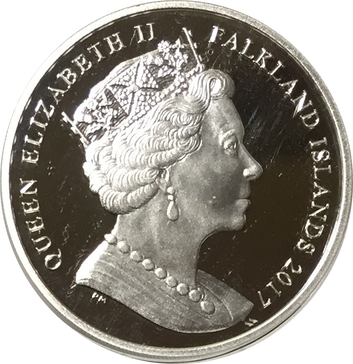 Falkland Islands 1 Crown - Elizabeth II House of Windsor - King Edward VIII obverse