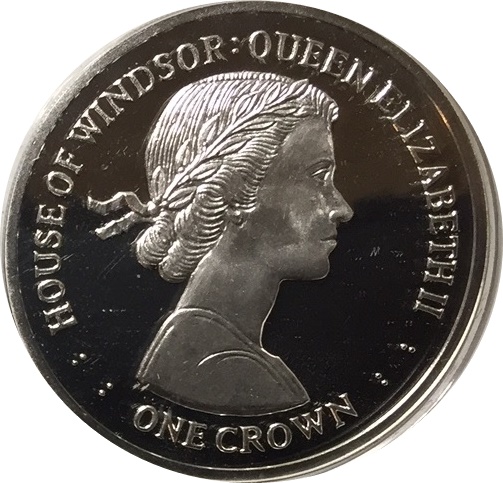 Falkland Islands 1 Crown - Elizabeth II House of Windsor - Queen Elizabeth II reverse