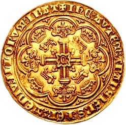 1 Noble - Edward III Treaty period; Calais